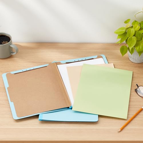 Modern Basics Classification Folder with Prongs, 100% Recycled, 2 Dividers, 2" Essentials