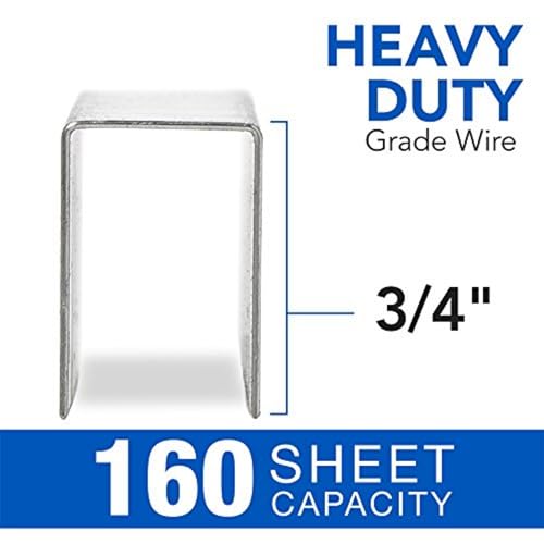 Minimalist Swingline Staples, Heavy Duty for Desktop Staplers, 3/4" Length, for Daily Use