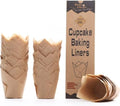Modern Bake Choice 200pcs Natural Tulip Cupcake Liners for Set
