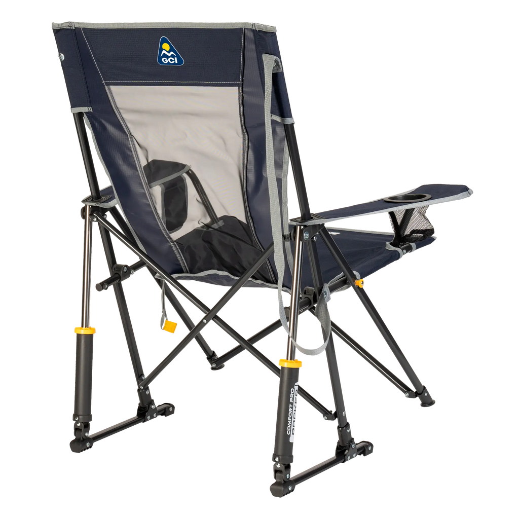 Patented Spring-Action Comfort Pro Rocker - Choice 375 - RoadTrip Rocker Smooth Motion Camp Chair Detail