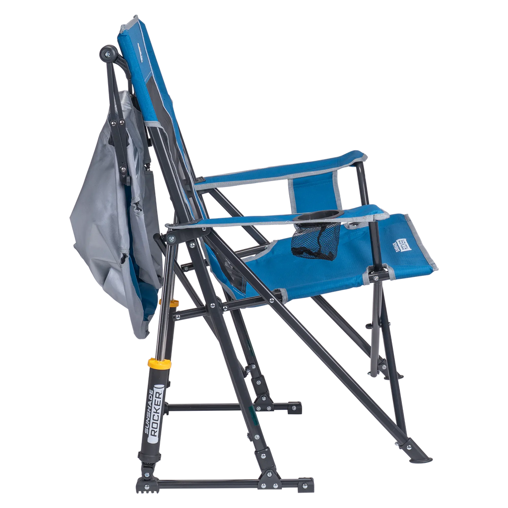 Smooth Motion SunShade Rocker - Choice 550 - Patented Spring-Action Rocking Chair for Camping Detail