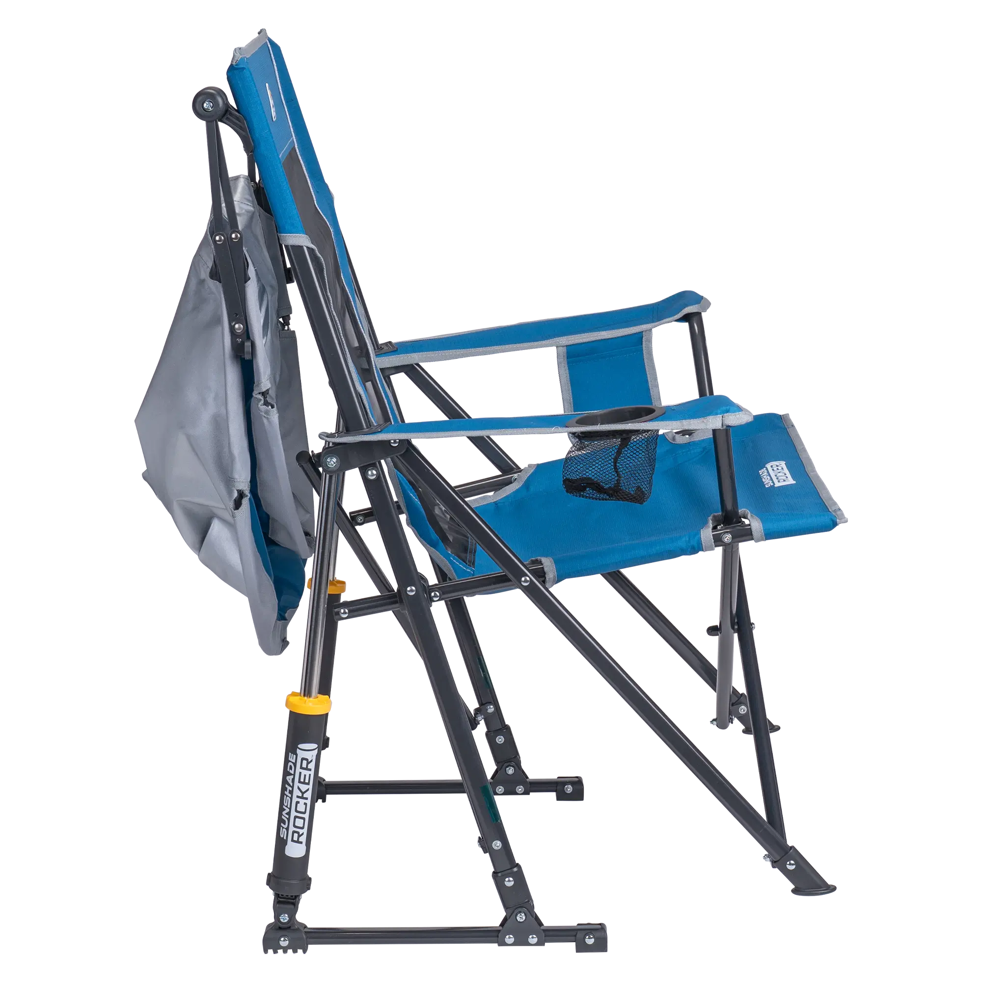 Smooth Motion SunShade Rocker - Choice 550 - Patented Spring-Action Rocking Chair for Camping Detail