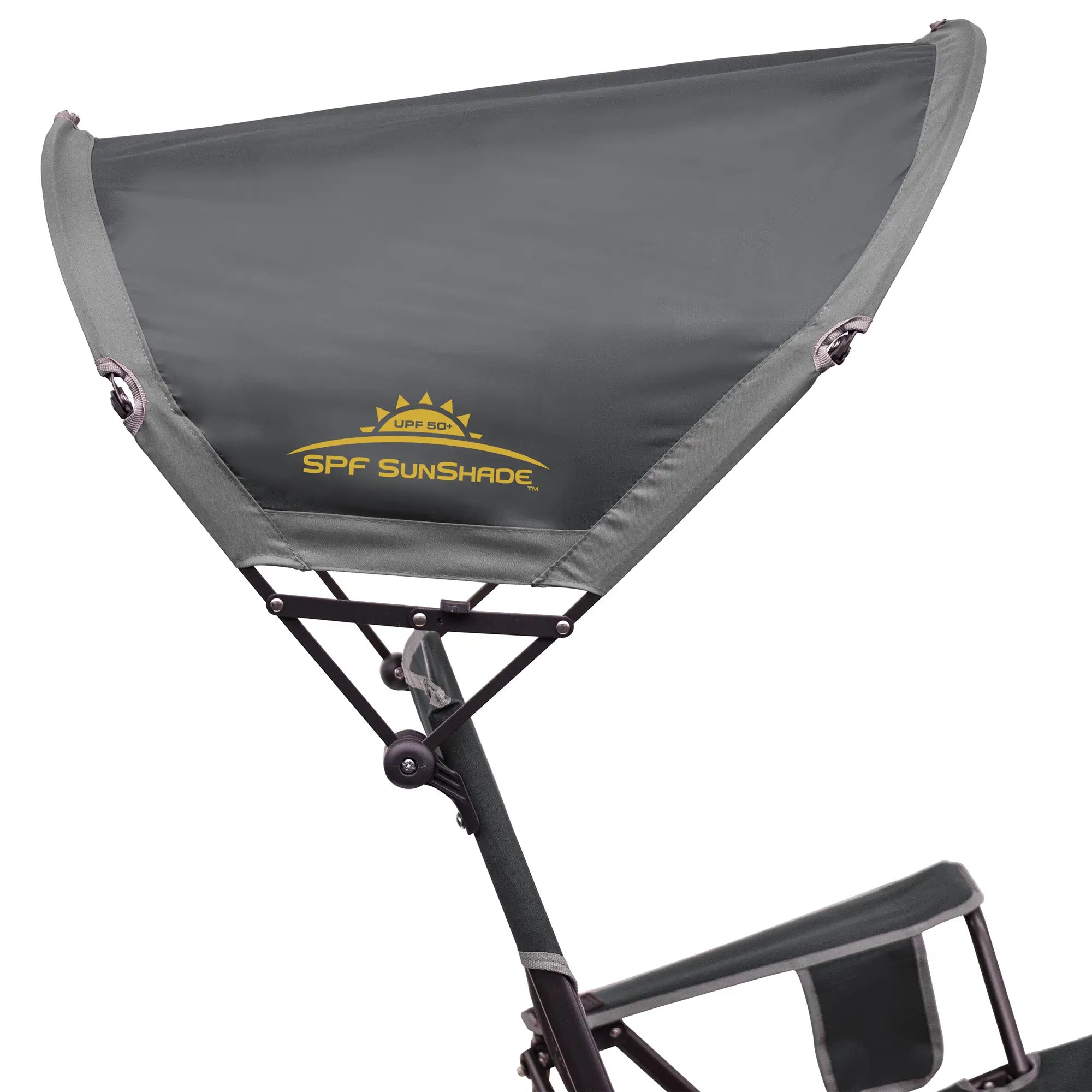 Smooth Motion SunShade Rocker - Choice 550 - Patented Spring-Action Rocking Chair for Camping Detail