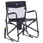 Smooth Motion Freestyle Rocker Elite - Choice 460 - Heavy-Duty Kickback Rocker with Beverage Holder - Black