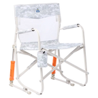 Smooth Motion Freestyle Rocker Elite - Choice 460 - Heavy-Duty Kickback Rocker with Beverage Holder - Snow Camo