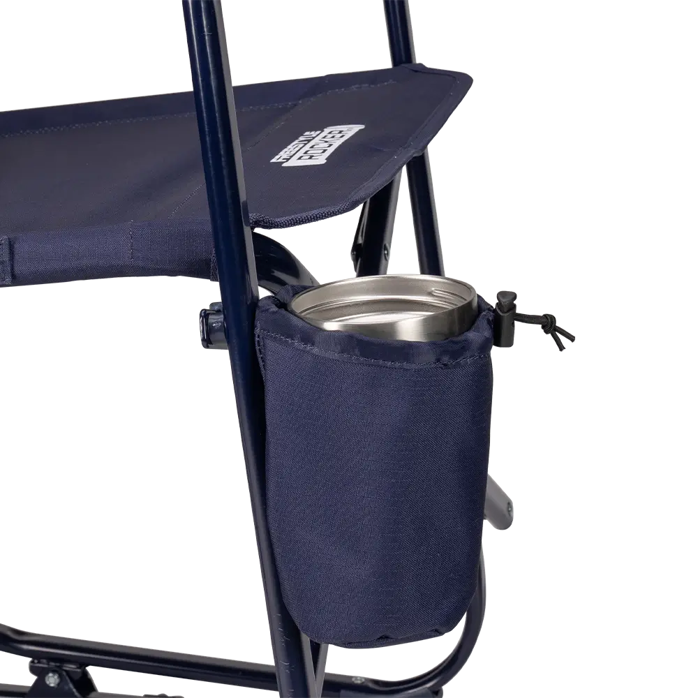 Smooth Motion Freestyle Rocker Elite - Choice 460 - Heavy-Duty Kickback Rocker with Beverage Holder Detail
