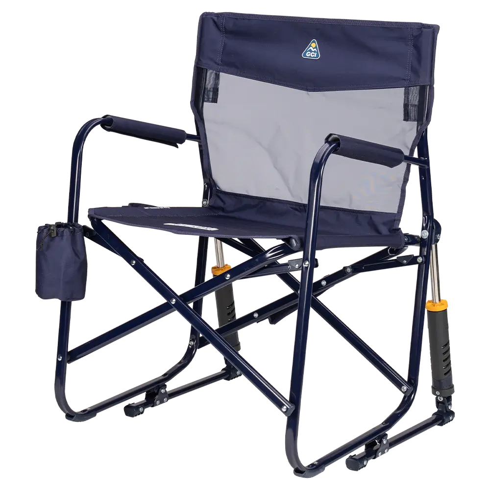Smooth Motion Freestyle Rocker Elite - Choice 460 - Heavy-Duty Kickback Rocker with Beverage Holder Detail
