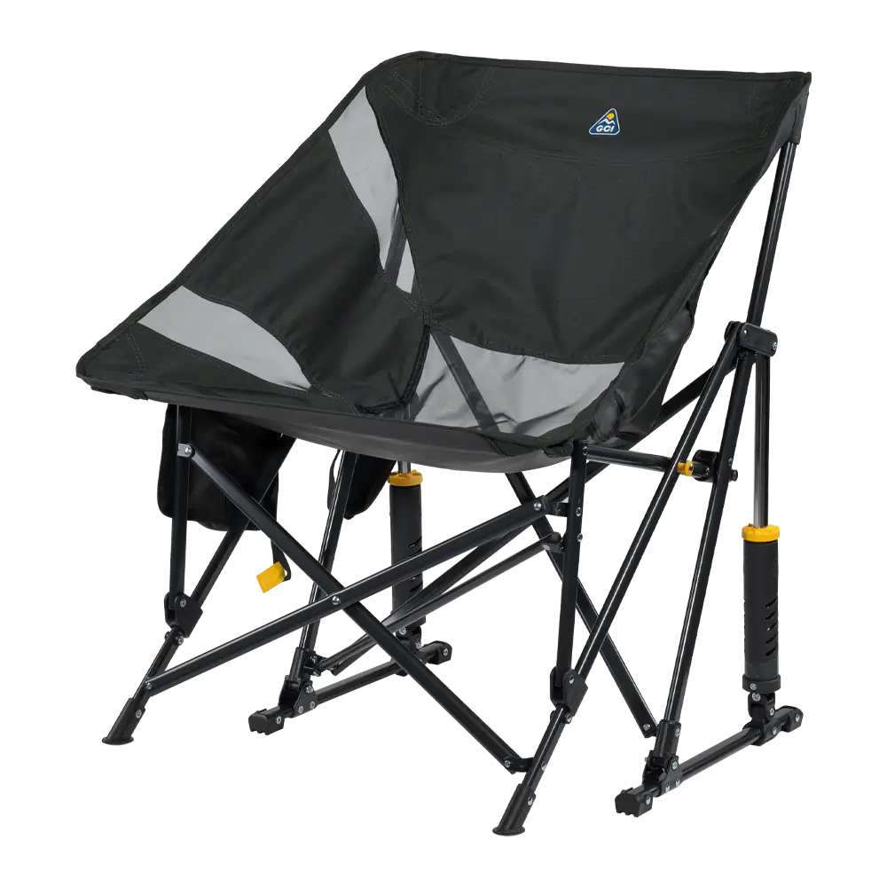 Premium All-Weather Pod Rocker Elite - Choice 832 - Patented Spring-Action Rocking Chair for Camping Detail
