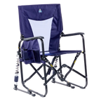 Heavy-Duty Freestyle Adjustable Rocker - Choice 573 - RoadTrip Rocker Smooth Motion Camp Chair - Rich Blue