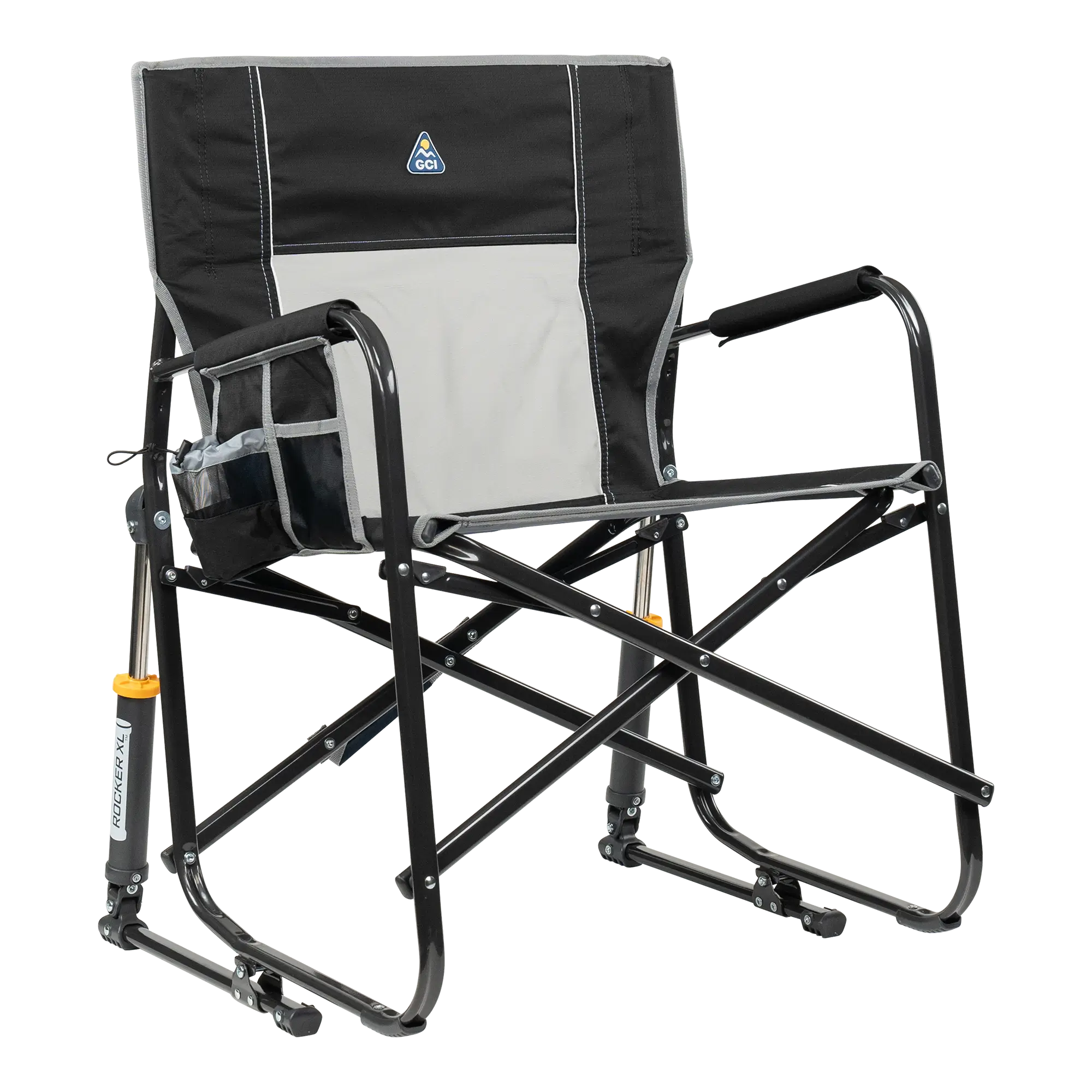 Heavy-Duty Freestyle Freestyle Rocker XL - Choice 552 - RoadTrip Rocker Smooth Motion Camp Chair - Black