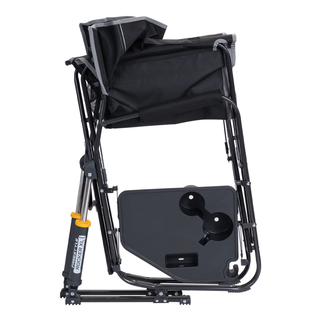 Premium All-Weather Freestyle Rocker XL with Side Table - Choice 836 - RoadTrip Rocker Smooth Motion Camp Chair Detail