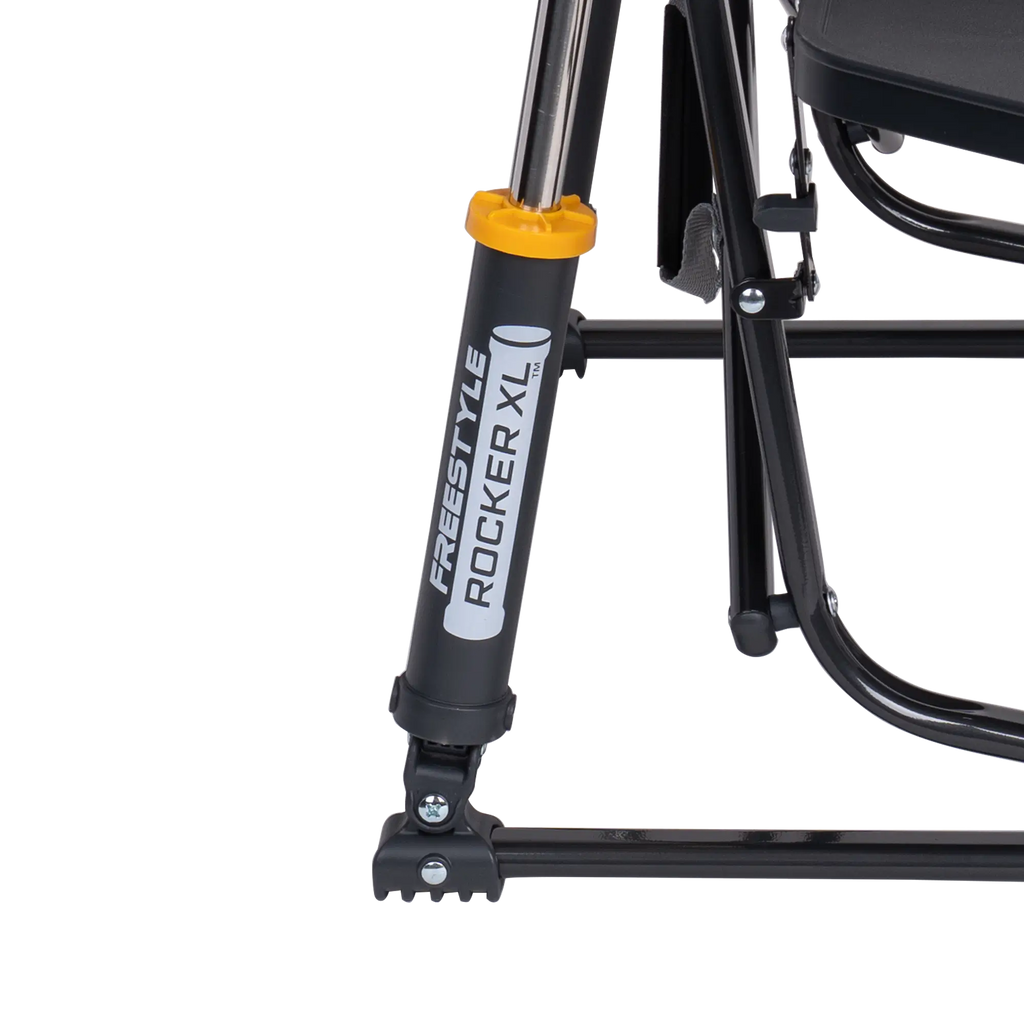 Premium All-Weather Freestyle Rocker XL with Side Table - Choice 836 - RoadTrip Rocker Smooth Motion Camp Chair Detail