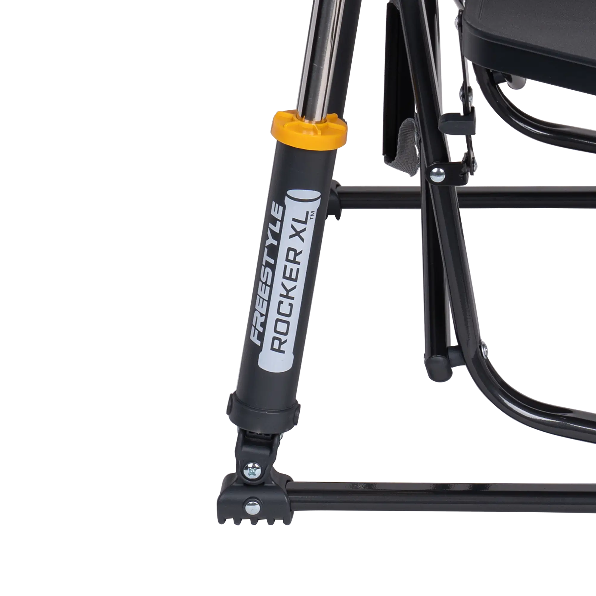 Premium All-Weather Freestyle Rocker XL with Side Table - Choice 836 - RoadTrip Rocker Smooth Motion Camp Chair Detail