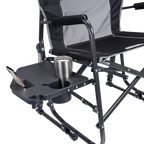 Premium All-Weather Freestyle Rocker XL with Side Table - Choice 836 - RoadTrip Rocker Smooth Motion Camp Chair Detail