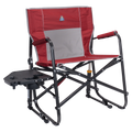 Premium All-Weather Freestyle Rocker XL with Side Table - Choice 836 - RoadTrip Rocker Smooth Motion Camp Chair - Cinnamon