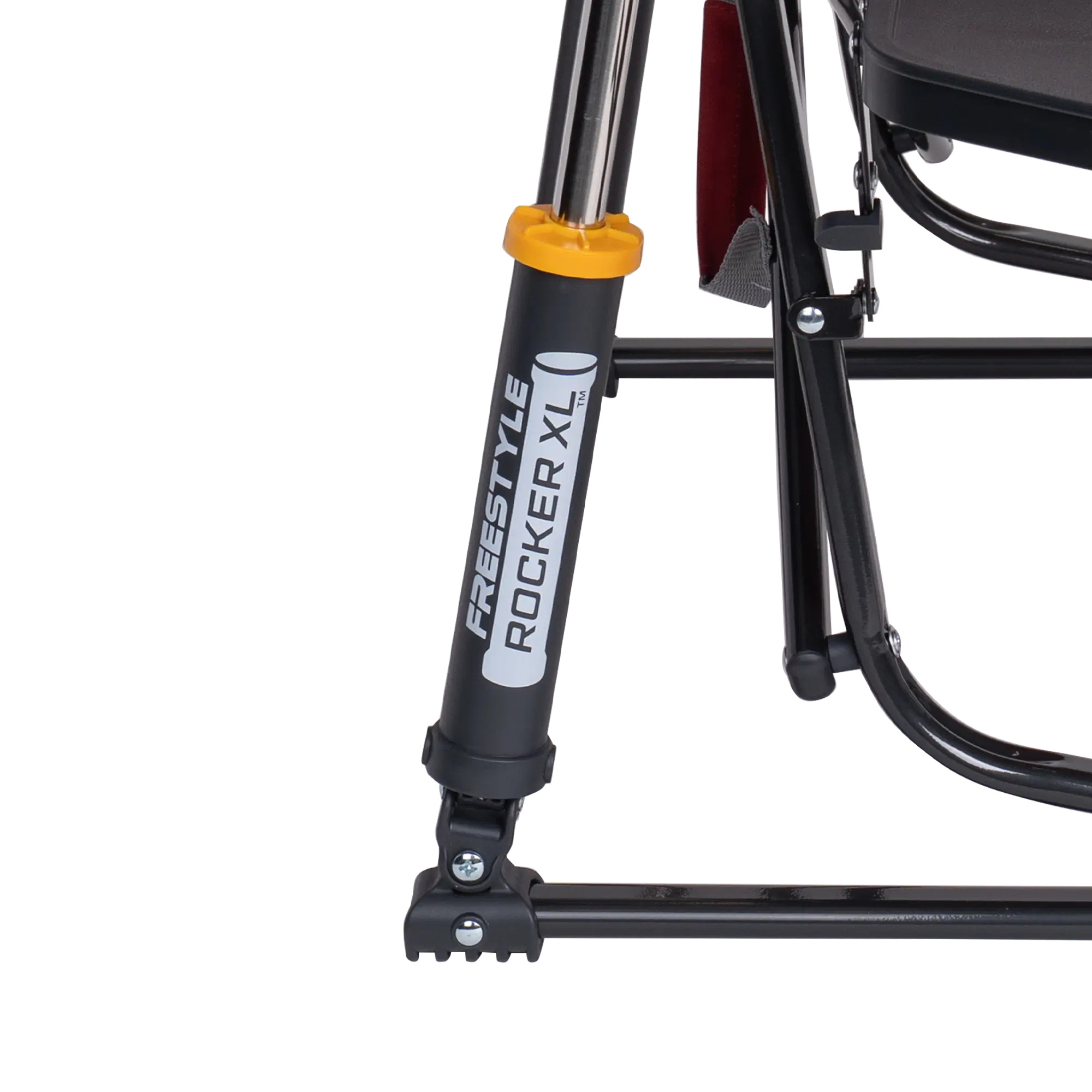Premium All-Weather Freestyle Rocker XL with Side Table - Choice 836 - RoadTrip Rocker Smooth Motion Camp Chair Detail