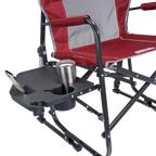Premium All-Weather Freestyle Rocker XL with Side Table - Choice 836 - RoadTrip Rocker Smooth Motion Camp Chair Detail