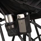 Smooth Motion Puff Rocker - Choice 731 - Heavy-Duty Kickback Rocker with Beverage Holder Detail