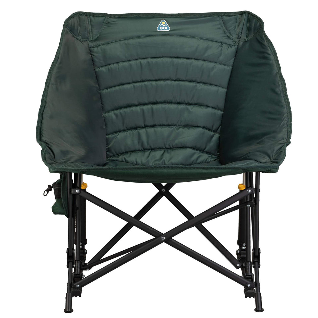 Smooth Motion Puff Rocker - Choice 731 - Heavy-Duty Kickback Rocker with Beverage Holder Detail