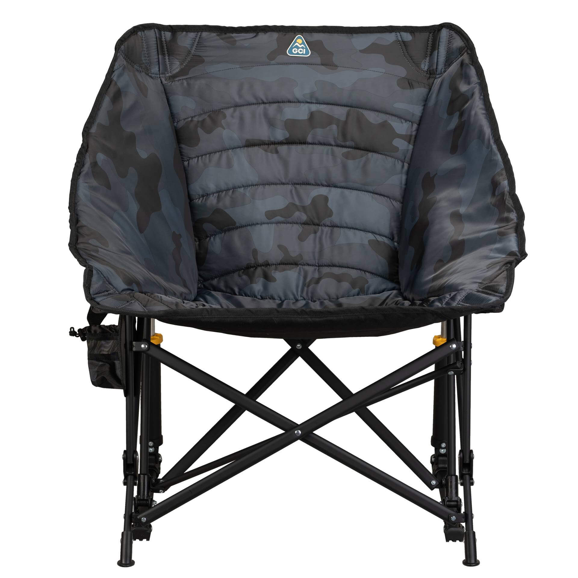 Smooth Motion Puff Rocker - Choice 731 - Heavy-Duty Kickback Rocker with Beverage Holder Detail