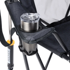 Patented Spring-Action Comfort Pro Rocker XL - Choice 107 - Heavy-Duty Kickback Rocker with Beverage Holder Detail