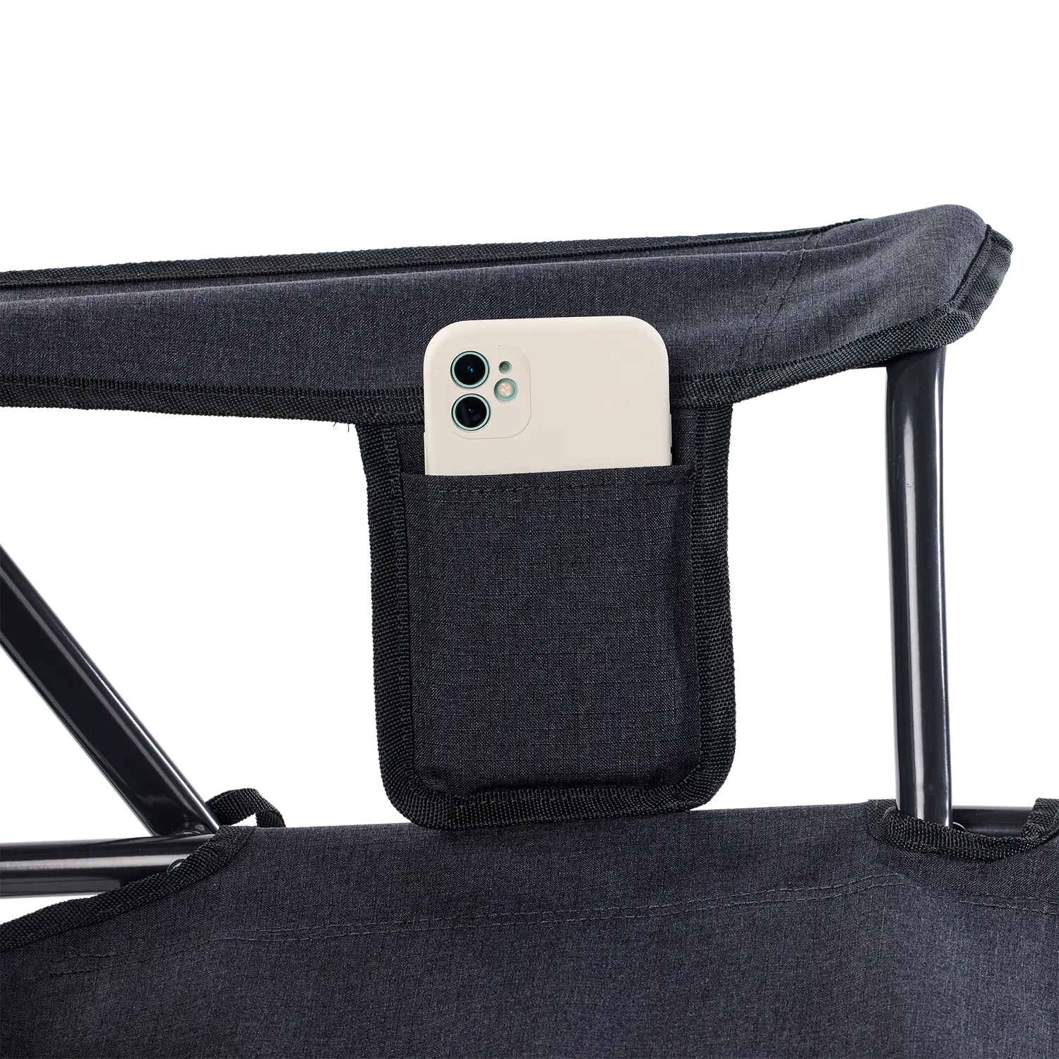 Patented Spring-Action Comfort Pro Rocker XL - Choice 107 - Heavy-Duty Kickback Rocker with Beverage Holder Detail