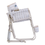 Luxury Camp Beach Rocker - Choice 712 - Heavy-Duty Kickback Rocker with Beverage Holder Detail