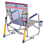 Luxury Camp Beach Rocker - Choice 712 - Heavy-Duty Kickback Rocker with Beverage Holder Detail