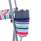 Luxury Camp Beach Rocker - Choice 712 - Heavy-Duty Kickback Rocker with Beverage Holder Detail