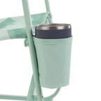 Luxury Camp Beach Rocker - Choice 712 - Heavy-Duty Kickback Rocker with Beverage Holder Detail