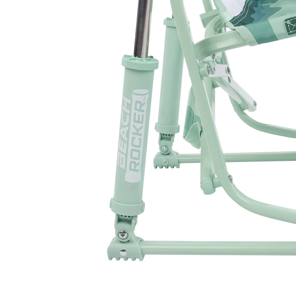 Luxury Camp Beach Rocker - Choice 712 - Heavy-Duty Kickback Rocker with Beverage Holder Detail