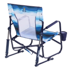 Luxury Camp Beach Rocker - Choice 712 - Heavy-Duty Kickback Rocker with Beverage Holder Detail