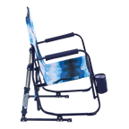 Luxury Camp Beach Rocker - Choice 712 - Heavy-Duty Kickback Rocker with Beverage Holder Detail