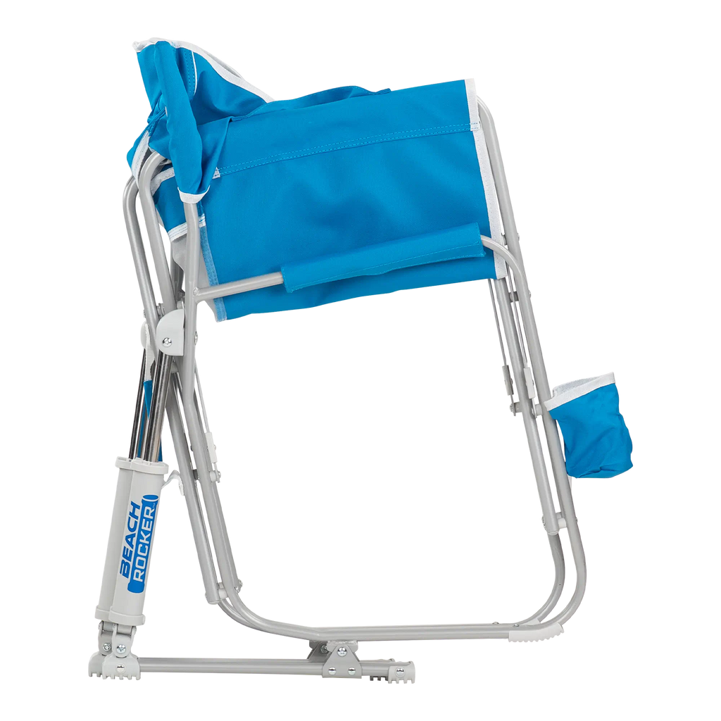Luxury Camp Beach Rocker - Choice 712 - Heavy-Duty Kickback Rocker with Beverage Holder Detail