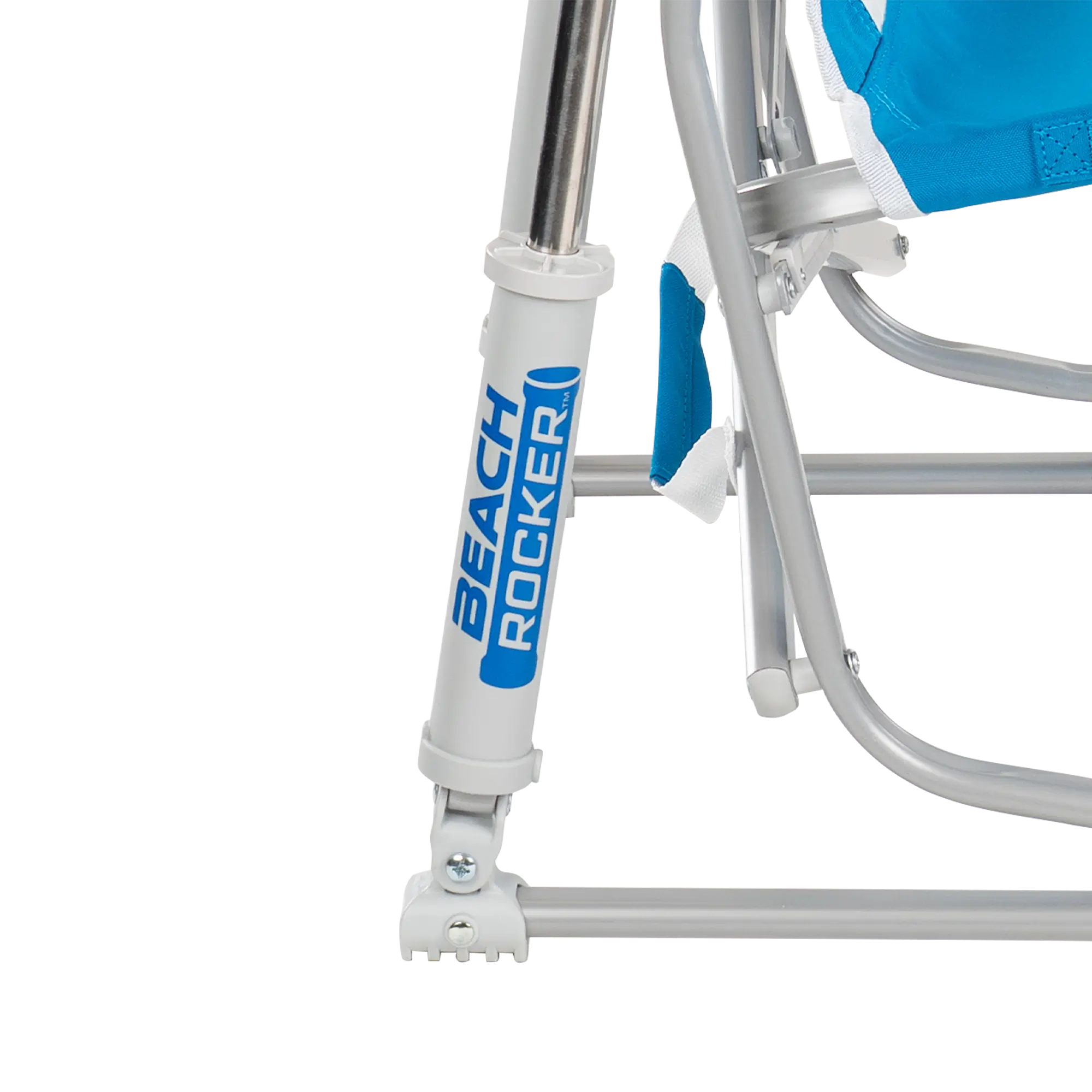 Luxury Camp Beach Rocker - Choice 712 - Heavy-Duty Kickback Rocker with Beverage Holder Detail