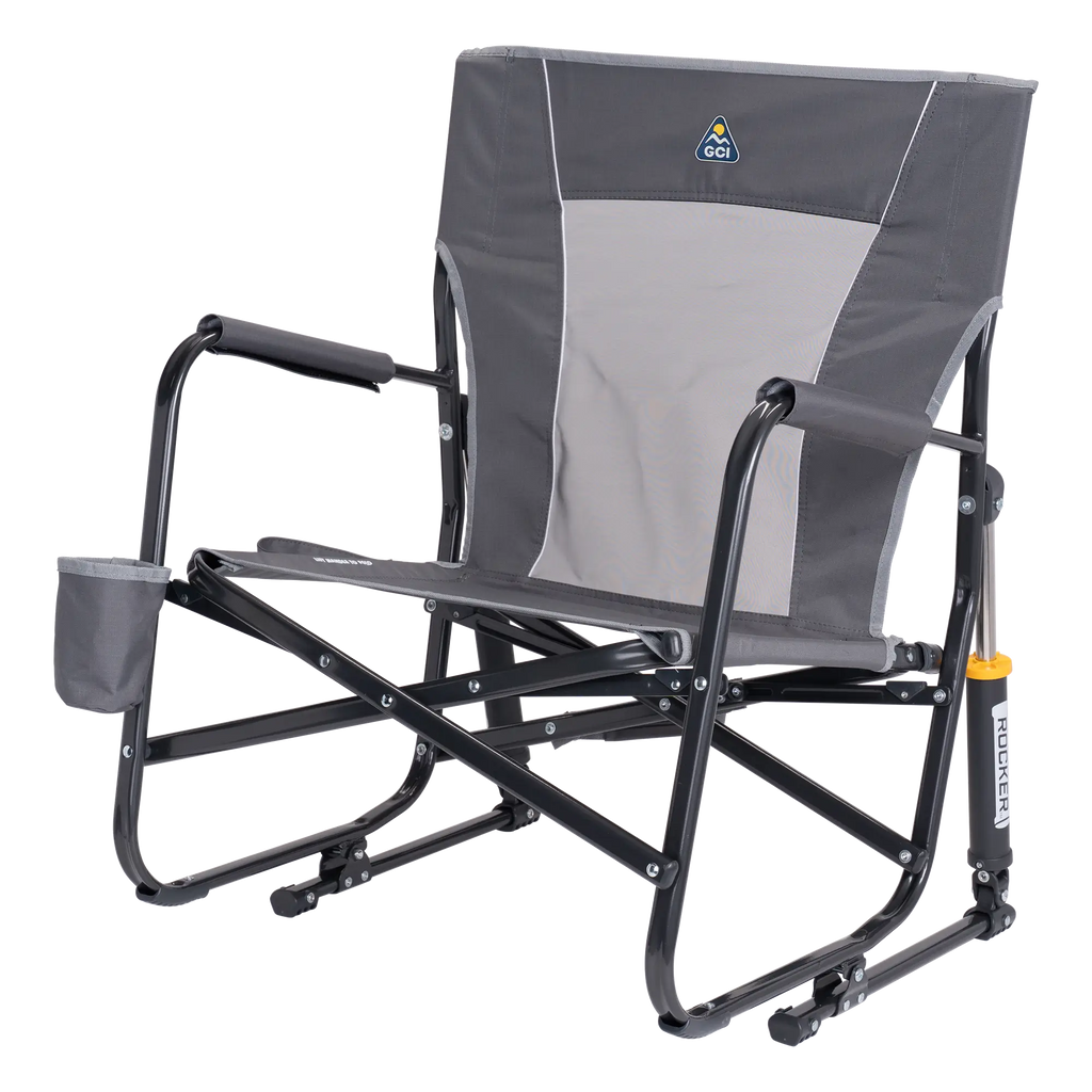 Premium All-Weather FirePit Rocker - Choice 737 - RoadTrip Rocker Smooth Motion Camp Chair Detail