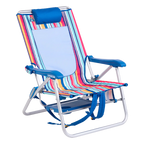 Reclining Beach Big Surf with Slide Table - Choice 334 - Rust-Resistant Aluminum Sand-Friendly Lounge Chair Detail