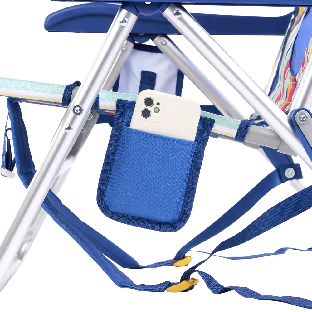 Reclining Beach Backpack Beach Chair - Choice 709 - Rust-Resistant Aluminum Sand-Friendly Lounge Chair Detail