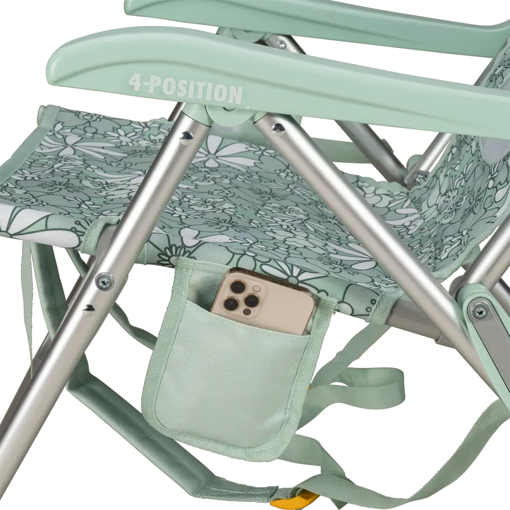 Reclining Beach Backpack Beach Chair - Choice 709 - Rust-Resistant Aluminum Sand-Friendly Lounge Chair Detail
