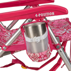 Reclining Beach Backpack Beach Chair - Choice 709 - Rust-Resistant Aluminum Sand-Friendly Lounge Chair Detail