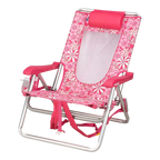 Reclining Beach Backpack Beach Chair - Choice 709 - Rust-Resistant Aluminum Sand-Friendly Lounge Chair Detail