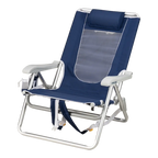 Reclining Beach Backpack Beach Chair - Choice 709 - Rust-Resistant Aluminum Sand-Friendly Lounge Chair Detail