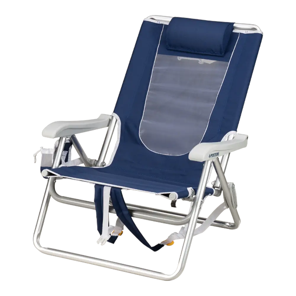 Reclining Beach Backpack Beach Chair - Choice 709 - Rust-Resistant Aluminum Sand-Friendly Lounge Chair Detail