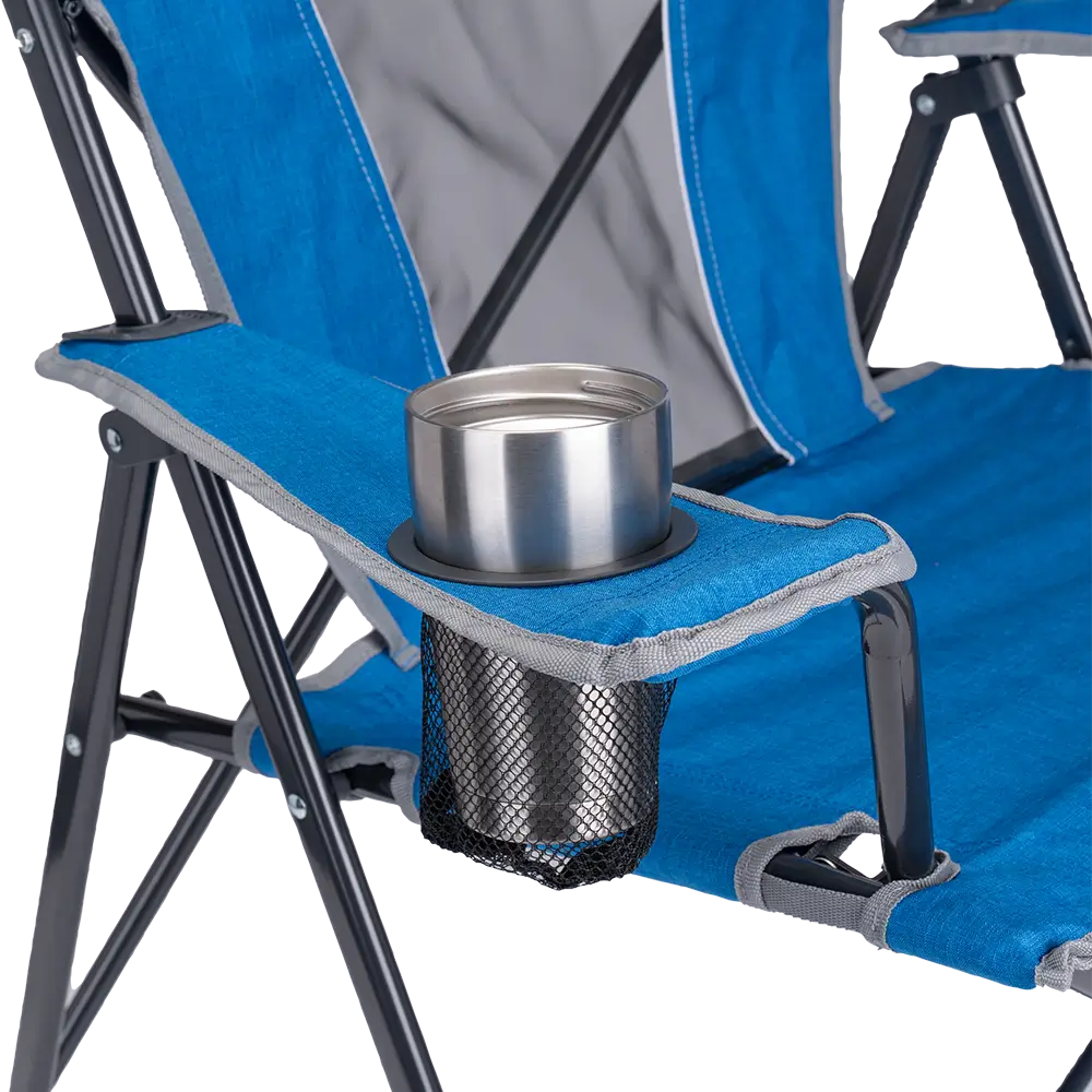Ultra-Compact Comfort Quad Chair - Choice 989 - Pico Compact Folding Camp Chair with Carry Bag Detail