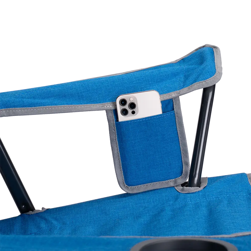 Ultra-Compact Comfort Quad Chair - Choice 989 - Pico Compact Folding Camp Chair with Carry Bag Detail