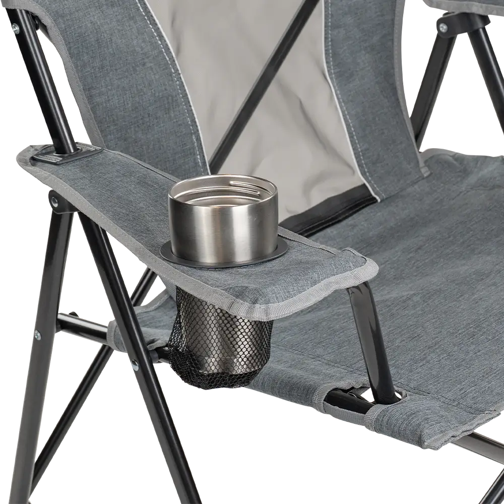 Ultra-Compact Comfort Quad Chair - Choice 989 - Pico Compact Folding Camp Chair with Carry Bag Detail