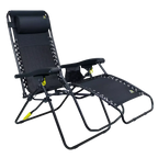 Low-Profile Freeform Zero Gravity Lounger Bundle - Choice 507 - Portable Heavy-Duty Low Boy Chair for Ocean Side Detail
