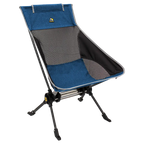Patented Spring-Action ComPack Rocker - Choice 980 - Freestyle Rocker Portable Outdoor Folding Chair - Heathered Royal