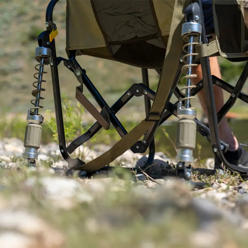 Heavy-Duty Freestyle Adjustable Rocker - Choice 573 - RoadTrip Rocker Smooth Motion Camp Chair Detail