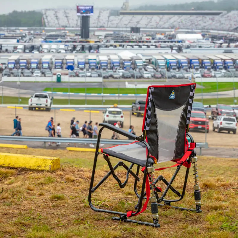 Heavy-Duty Freestyle Adjustable Rocker - Choice 573 - RoadTrip Rocker Smooth Motion Camp Chair Detail